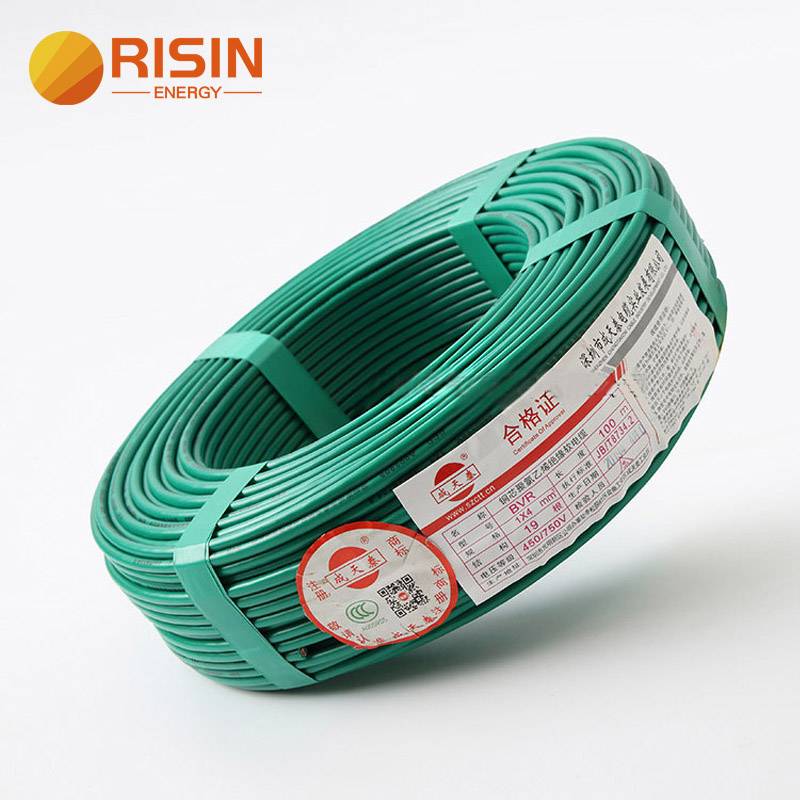 PVC Žlutý zelený solární zemnící kabel