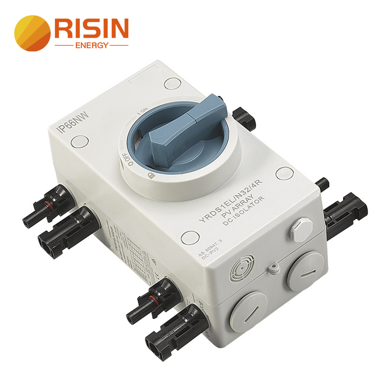 1000V 32A Waterproof DC Isolator Switch SISO for Solar PV Array