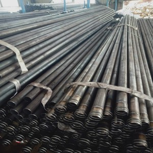 Clamp pressure acoustic pipe for  high-speed railway bridge pile foundation