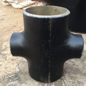 Cross for pipe connect water oil and gass project