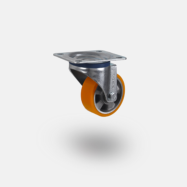 [this week products] European 80mm industrial Castor, AL Rim with PU wheel, Swivel Bracket, Double ball bearing