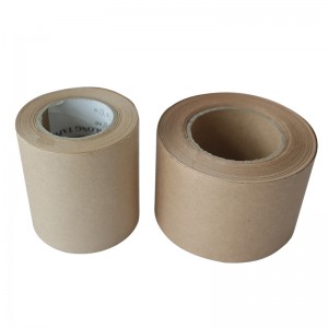 ຂາຍສົ່ງ Eco Friendly Water Free Packaging Kraft Paper Tape