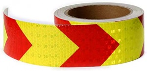 Arrow Reflective Safety Tape 2 Inch Pagbantay Reflector Waterproof Outdoor Conspicuity Tape