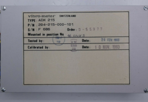 ACM 215 204-215-000-101 (204-103-020-101) Module Calibrator
