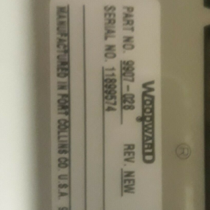 Woodward 9907-028 SPM-A 속도 및 위상 일치 동기화 장치