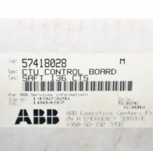 ABB SAFT 136 CTS 57418028 CTU नियंत्रण मंडळ