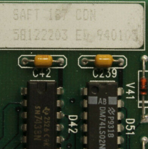 ABB SAFT 187 CON 58122203 لوحة التحكم