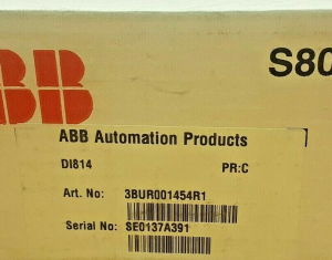 ABB DI814 3BUR001454R1 ડિજિટલ ઇનપુટ 24V વર્તમાન 16 ch