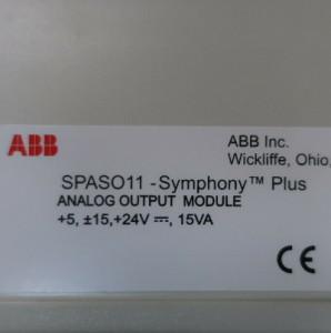 ABB SPASO11 Symphony Plus ម៉ូឌុលទិន្នផលអាណាឡូក