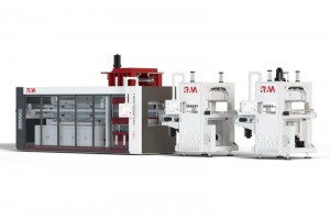 RM-T1011 + GC-7 + GK-7 थर्मोफॉर्मिंग मशीन