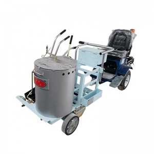 Automatic / self-propelled Thermoplastic Road Marking Machine with car/truck/vehicle