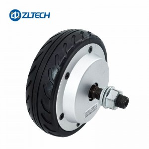 ZLTECH 5.5 inci 24V 150W 270RPM encoder DC di motor hub roda untuk robot seluler