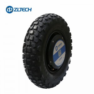 ZLTECH 15 इंच 200 किग्रा डीसी ब्रशलेस हब मोटर वायवीय टायर के साथ