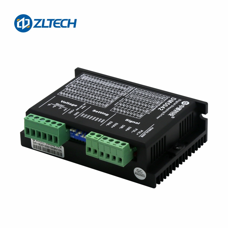 लेसर मशीनसाठी ZLTECH 2 फेज 24-50VDC स्टेप मोटर कंट्रोलर ड्रायव्हर वैशिष्ट्यीकृत प्रतिमा