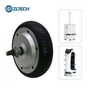 रोबोटसाठी ZLTECH 6.5 इंच 24-48VDC 350W व्हील हब मोटर