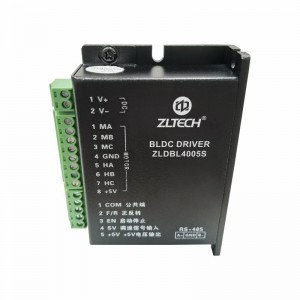 ZLTECH 24V-36V 5A DC listrik Modbus RS485 brushless motor driver controller kanggo AGV