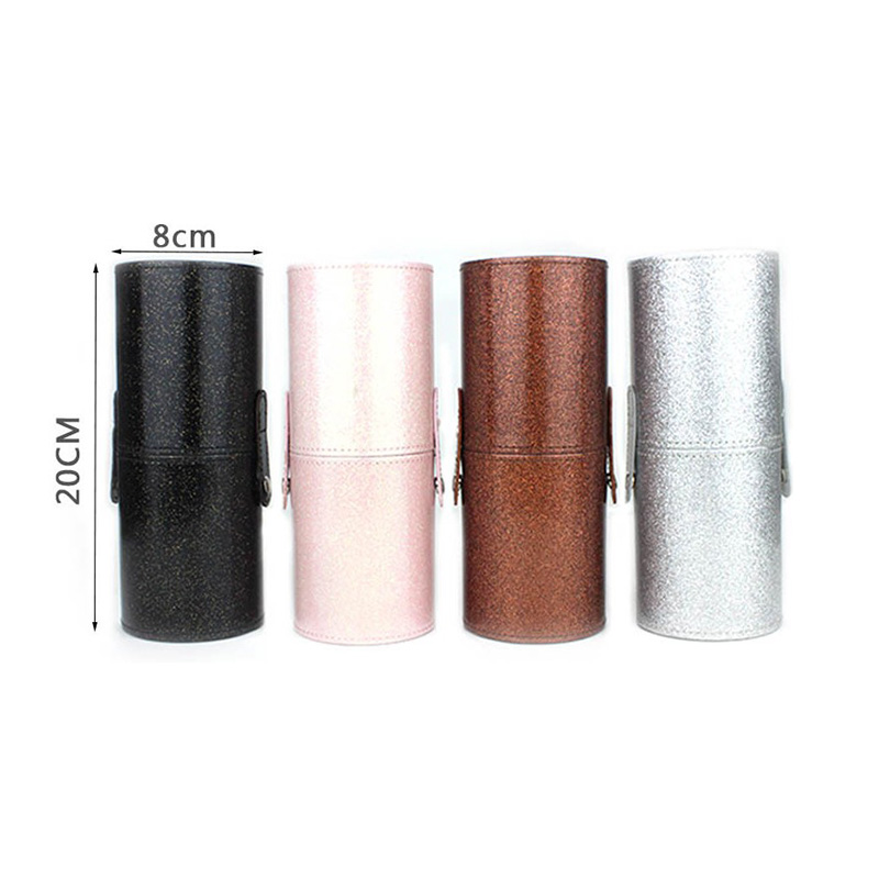 Glitter Makeup Brush Cup Case