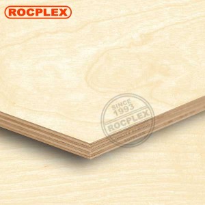 Manufacturer for Premium Baltic Birch Plywood - Birch Plywood 2440 x 1220 x 6mm CD Grade ( Common: 4ft. x 8ft. Birch Project Panel ) – ROC