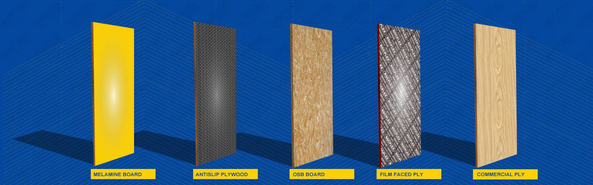 Plywood, Structural LVL, OSB, MDF, Formwork Plywood Supplier - ROCPLEX China