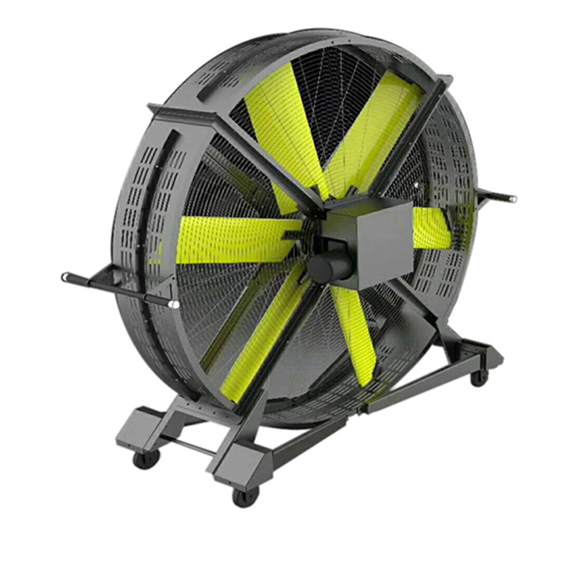 កង្ហារហាត់ប្រាណ Cardio ម៉ាស៊ីន 220V A/C Motor Fitness Machine Fan Industrial Fan for Warehouse or Gym Club រូបភាពពិសេស
