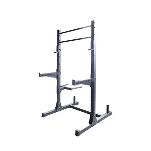 Multi-Function Adjustable Power Rack Exercise Squat Stand with J-Hooks and Other Accessories, หลายรุ่น