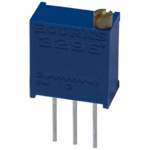 3296W-1-102LF Variabel Resistors 1kΩ ±10% ±100ppm/℃ 3296W Variabel Resistors/Potentiometer RoHS Trimmer Resistors - Duerch Lach 3/8″ 1Kohms versiegelt Vertikal Upassung