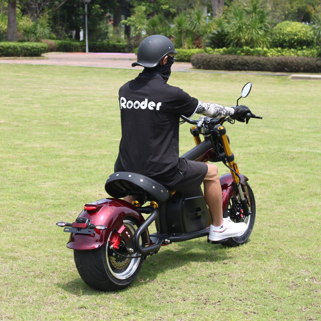 Rooder Knight M8s इलेक्ट्रिक मोटरसाइकिल 72V 4000W 35AH रिमूवेबल बैटरी