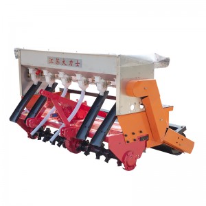 Agricultural Machinery 2BFG sorozatú rotációs talajművelő műtrágya vetőgép használata mezőgazdasági traktorral