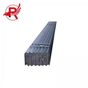 ඉදිකිරීම් සඳහා චයිනා ෆැක්ටරි Hot Rolled Mild Carbon Galvanized Steel Angle Bar