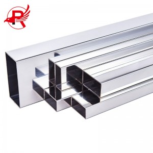 Alloy 304 3I6 Stainless Steel Rectangular Tubing
