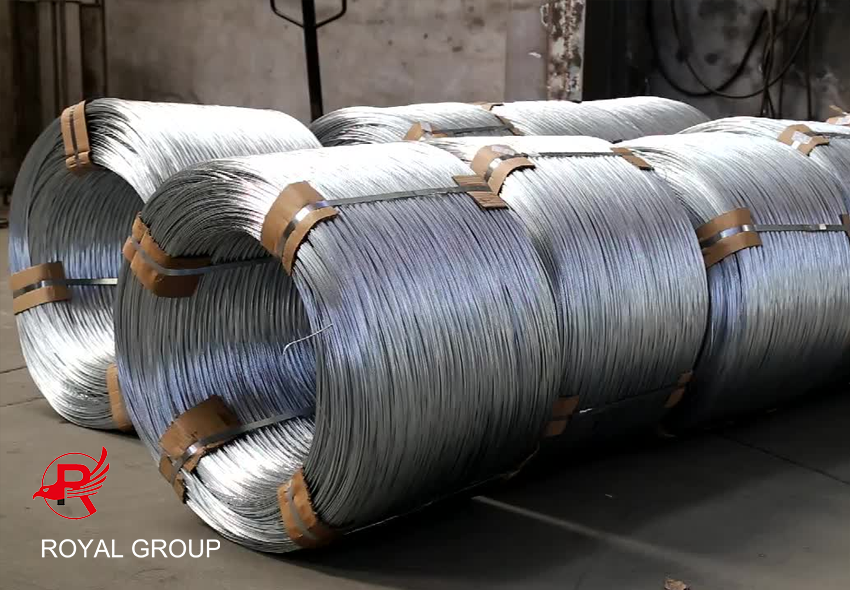 Our company has recently sent a large amount of galvanized steel wire to Canada