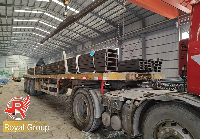 H Beam C Channel Delivery - Royal Group