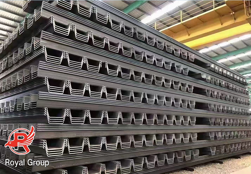 Steel Sheet Pile Delivery- Royal Group