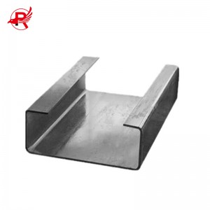 Hot Rolled Cold Formed Steel Profile Galvanized Steel U Shape Steel නාලිකා පැතිකඩ සඳහා තත්ත්ව පරීක්ෂාව