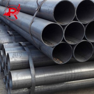 Customized Q235 Q345 Ss400 ມ້ວນຮ້ອນ Erw ການເຊື່ອມໂລຫະທໍ່ກົມ Carbon Steel