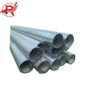 Séng coated Hot-dipped 1/2 Inci Galvanized Steel Babak pipe