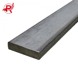 ໂຮງງານຜະລິດຂອງປະເທດຈີນ Mild Carbon Steel Flat Bar Black Surface Q195 Q235 Q275