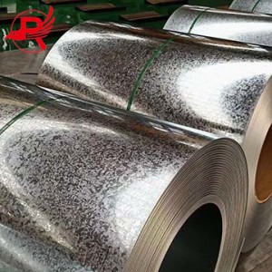 Big Spangle Galvanisert Kaldvalset Q235 Carbon Steel Coil Leverandører