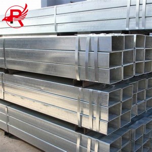 China Supply Q235 Q345 Hollow Galvanized Square Steel Pipe ලාභ මිල