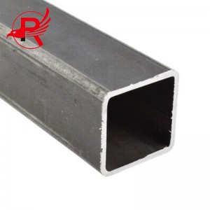 A36 ERW Hot Rolled dilas Square Karbon Steel Pipa