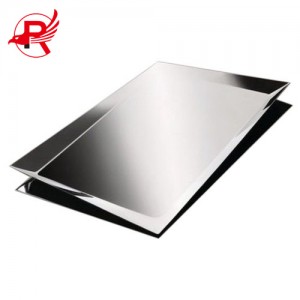 1,5 mm tykk 304 klasse speil polsk rustfritt stål firkantet ark/plate
