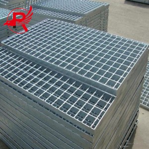 Reixa d'acer galvanitzat amb barra de ferro galvanitzat resistent HDG per immersió en calent