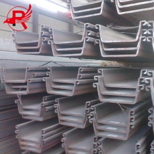 China Steel U Type 400*100 400*125 400*170 100mm 125mm 170mm Sheet Piles Supplier