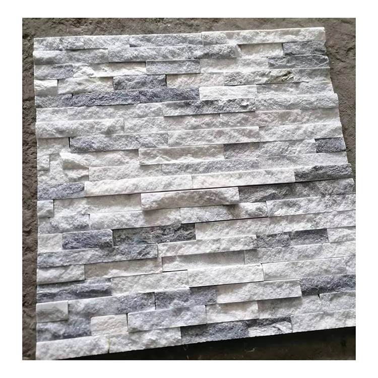 ຝາກະເບື້ອງ claddig mosaic ແຍກໃບຫນ້າແກນ slate ສໍາລັບ cladding ເຮືອນພາຍນອກ