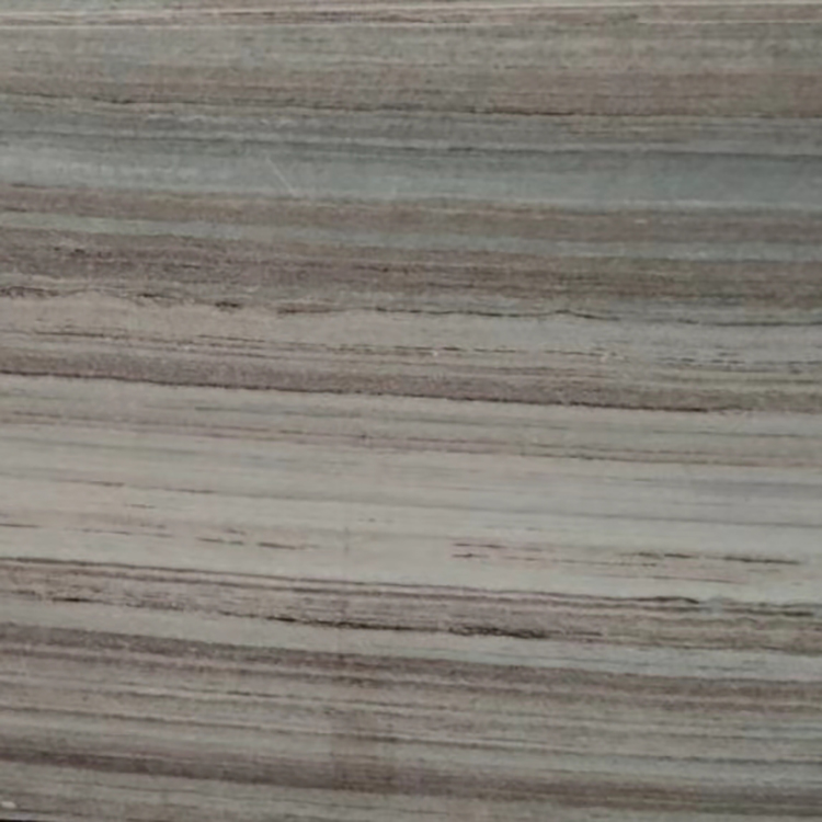 Mármore de grano de madeira de cristal branco cortado personalizado para o chan da parede interior