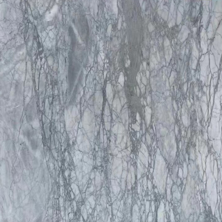 Tukkuhintainen valkoinen vaaleanharmaa patsasmarmori seinälle ja lattialle
