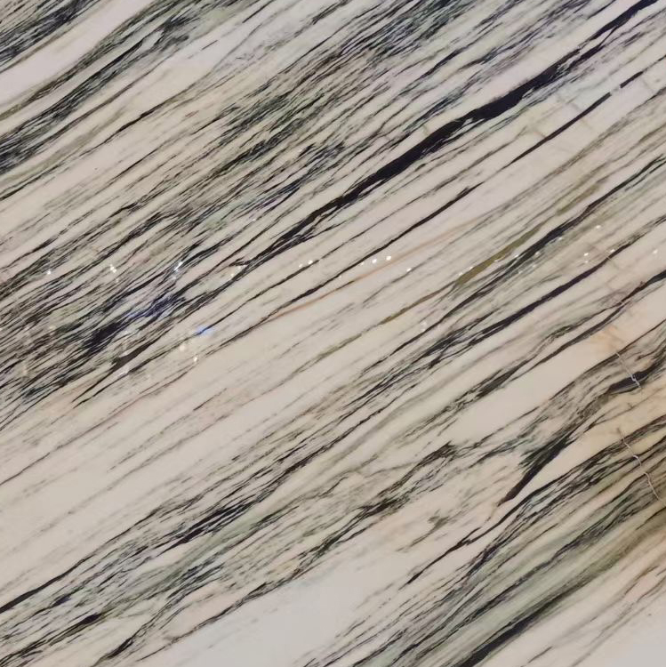 Naravni kamen, beli lesni marmor za stene kopalnice s tušem, tla
