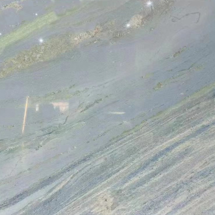 Ас үй үстеліне арналған Кристалита көк аспан мәрмәр айсберг көк кварцит