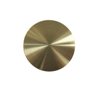 CuZn Sputtering Target High Purity Thin Film Pvd Coating Custom Made