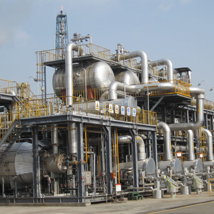 Patín de desulfuración MDEA para tratamento de gas natural